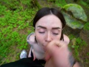 OMG! We were almost spotted during a blowjob! Fucking a tight pussy. Cum on her face 16/16