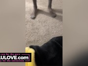 Big boobs babe striptease naked mirror selfie, gray hair GILF wig, vocal warmups, closeup pussy before after sex - Lelu Love 12/16