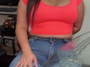 Gran CULO de Esposa de Amigo  vino a visitar y se convirtió en ... 🤐💦 ¡Nos quedamos solos! 6/16