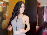 Filling a Colombian model with milk - Alicia Trece 1/16