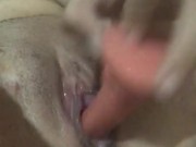 Tomei um pau fiquei com minha buceta toda babada 11/16