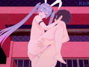 Hatsune Miku (Rabbit Hole) and I have intense sex in a secret room. - VOCALOID Hentai 14/16