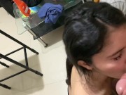 My Stepbrother Cum a Lot in my Face! And He Roughly fucking my tight Ass - Athenasexy18 5/16