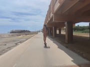 In public I play with my pussy I like to masturbate with the dildo 11/16