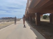 In public I play with my pussy I like to masturbate with the dildo 15/16