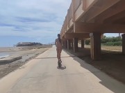 In public I play with my pussy I like to masturbate with the dildo 9/16