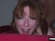 HE SET HER PUSSY ON FIRE - Big Titty Teen Redhead Screams For More - Lilly Mays ´ 12/16