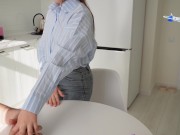 Shy, shy teacher offered to fuck for credit - Valeria Sladkih 3/16