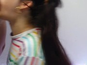 A minha vizinha putinha adora vir em casa fazer uma garganta profunda no meu pau 11/16