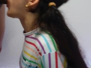 A minha vizinha putinha adora vir em casa fazer uma garganta profunda no meu pau 5/16