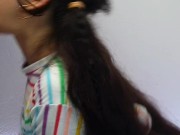 A minha vizinha putinha adora vir em casa fazer uma garganta profunda no meu pau 6/16