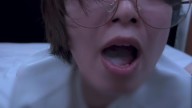 抜いてからも小さくなるまでお掃除フェラをするメガネ女子♡ cum in mouth gokkun
