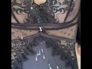 compilation cum on small tits 2/16