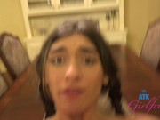 Aubry Babcock has that pussy licked on the table before taking serving of cock 13/16