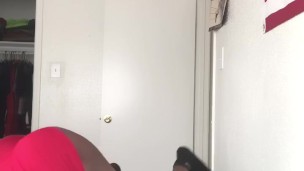 👋🏽Black gay got horny after intense workout.