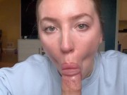 sensual blowjob and swallow 5/16