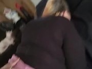 Fucking my slutwife and then she sucks it 2/16