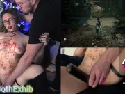 Goth girl dommed on live stream: spanked, hot wax, vibed, and BJ/Swallow 11/16