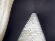 I suck him off when I get home from the gym and he cums on my leggings 13/16