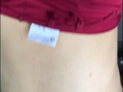 the uber driver fucks my pussy on all fours in the uber 3/16