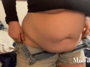 My clothes are too small for my giant tits and ass and tummy, can you help? 16/16