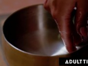 Lucky Stud Getting Nuru Massage Ends In WILD OILY 3-WAY 2/16