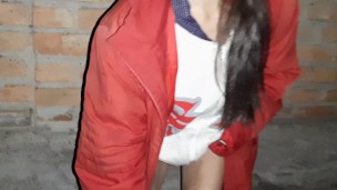 We take turns masturbating our pussies from behind our parens house - IkaSmokS