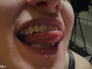 FemDom Biting Mistress Gets Her Teeth into her Sub - Deep Bites and Teeth Marks