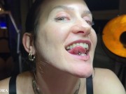 FemDom Biting Mistress Gets Her Teeth into her Sub - Deep Bites and Teeth Marks 4/16