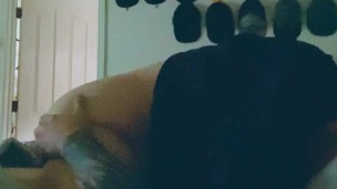 I was still hard after fucking her ass last night. She decided being late for work was worth it.