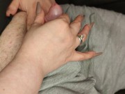 Long Nails Goddess edges SPH Slave until his hot Cum runs over her divine hands *Intense Orgasm* 4/16