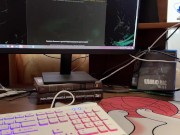 I caught my stepson jerking off, I didn't expect him to fuck me so hard 1/16