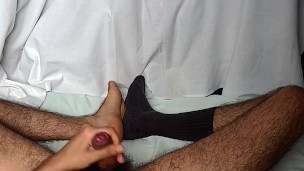 The Hairy Truck Driver, Ep. 5: Cumming a lot on a hairy male lumberjack chest and bushy pubes