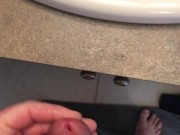 Cumming In My Step Sisters Sink During A Week Long Visit To Kelowna 15/16