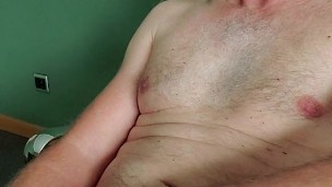 Quick cum with my small cock.