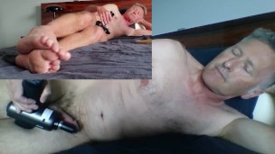 Hands free cum.