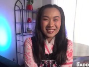 Sexy Brunette Moans From Massive Cock 4/16