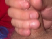 Playing with my small dirty dick before showering 12/16