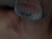 He loves my throat spit on his cock and in his mouth. 13/16