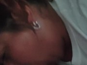 He loves my throat spit on his cock and in his mouth. 2/16