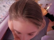 Соседка переехала ко мне , пока ее муж был в дальнем плавании. 1WINPORN 3/16