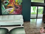 Petite Brunette Step Daughter Wants a Threesome - Selina Bentz - Taboo Heat - Luke Longly 1/16