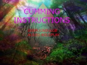 CUMMING INSTRUCTIONS BUT YOU CANT MAKE A SOUND AS YOU FUCK YOURSELF HARD 12/16
