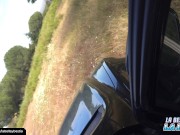 outdoor sex in the car a rich ANAL CREAMPIE!!! 4/16