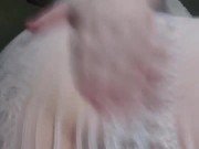 Spanking my fishnet ass 6/16