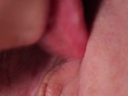 Is this already a very close-up or not yet? Super MACRO CUNNILINGUS! 4K 1/16