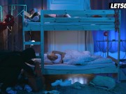 Marilyn and Ivy Get Fucked Deep By Big Dick Robber - LETSDOEIT 4/16