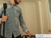 After worshiping Madison's feet, Milan takes out his throbbing cock. Seeing his hard erection, the brunette babe is beyond de 8/16