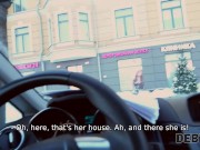 DEBT4k. Collector Nik Rock enjoys blowjob in car before tasting debtor's pussy 2/16