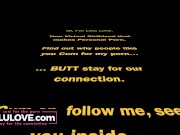 Big boobs babe edging vibrator masturbation during deepthroating blowjob to HUGE orgasm & cumshot all over boobs - Lelu Love 1/16